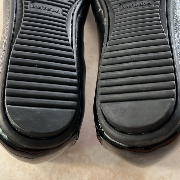 NWOT Josef Seibel Pippa 07 Basalt Patent Cap-Toe Leather Flats EU 38 - US 7 1/2 - Picture 5 of 6